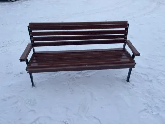 Скамейка Модерн с подлокотником 1,5 м