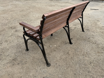 Скамейка Классика с подлокотником 2,0 м Усиленная