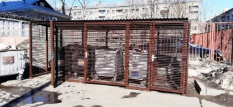 Контейнерная площадка Трубчатая 3000х2000х2200 (дшв)